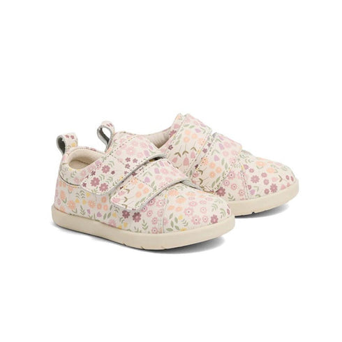 Pretty Brave 1st Walker Brooklyn Leather Trainer Secret Garden